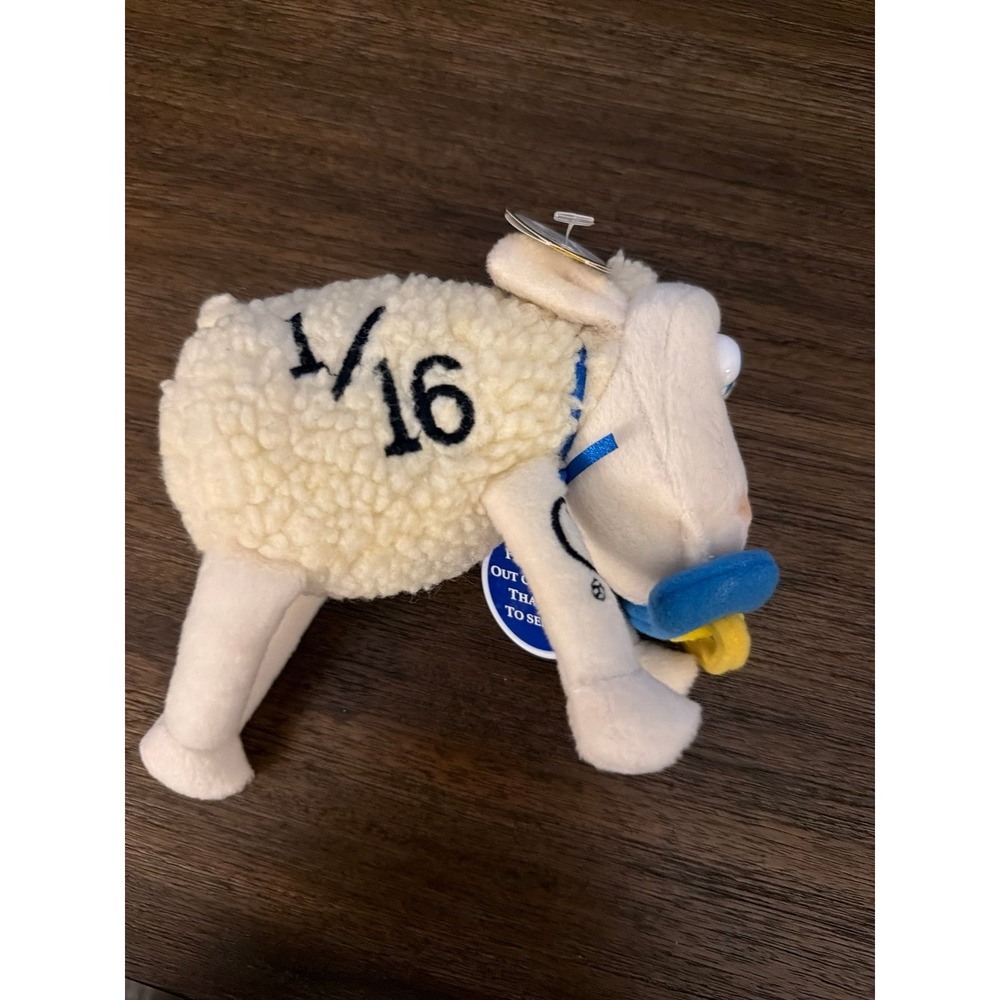 Curto Toy Mfg. Serta Stuffed Counting Sheep #1/16 Advertising Plush Animal